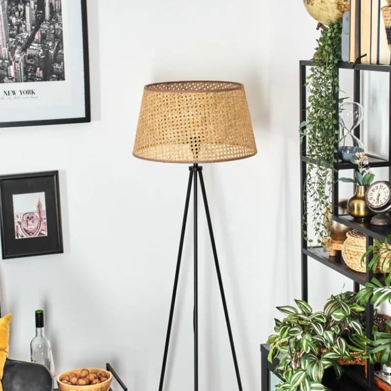 Luminaires Scandinaves-hofstein Barcos Lampadaire beige, Écru, 1 lumière
