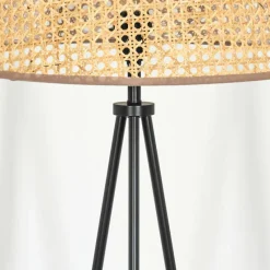 Luminaires Scandinaves-hofstein Barcos Lampadaire beige, Écru, 1 lumière