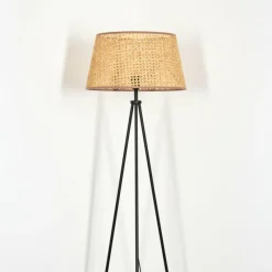 Luminaires Scandinaves-hofstein Barcos Lampadaire beige, Écru, 1 lumière