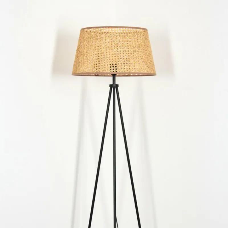 Luminaires Scandinaves-hofstein Barcos Lampadaire beige, Écru, 1 lumière