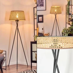 Luminaires Scandinaves-hofstein Barcos Lampadaire beige, Écru, 1 lumière