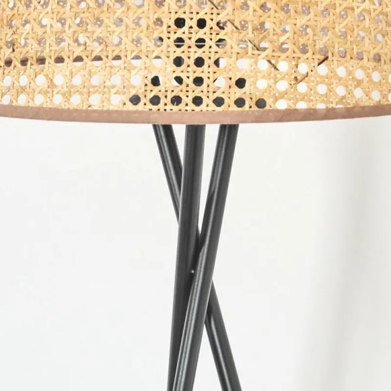 Luminaires Scandinaves-hofstein Barcos Lampadaire beige, Écru, 1 lumière