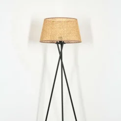 Luminaires Scandinaves-hofstein Barcos Lampadaire beige, Écru, 1 lumière