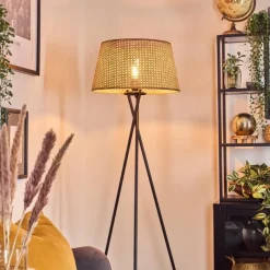 Luminaires Scandinaves-hofstein Barcos Lampadaire beige, Écru, 1 lumière