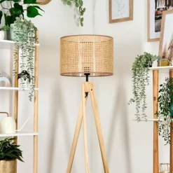 Luminaires Scandinaves-hofstein Barcos Lampadaire Écru, 1 lumière