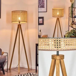 Luminaires Scandinaves-hofstein Barcos Lampadaire Écru, 1 lumière