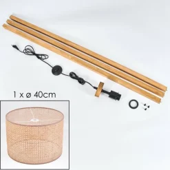 Luminaires Scandinaves-hofstein Barcos Lampadaire Écru, 1 lumière