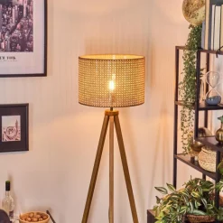 Luminaires Scandinaves-hofstein Barcos Lampadaire Écru, 1 lumière