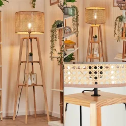 Luminaires Scandinaves-hofstein Barcos Lampadaire Écru, 1 lumière