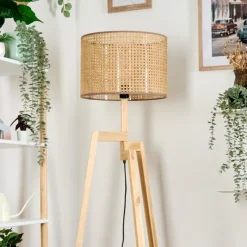 Luminaires Scandinaves-hofstein Barcos Lampadaire Écru, 1 lumière