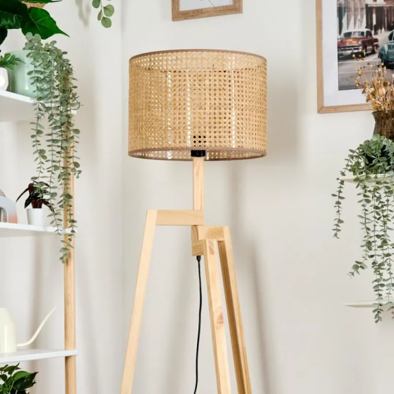 Luminaires Scandinaves-hofstein Barcos Lampadaire Écru, 1 lumière