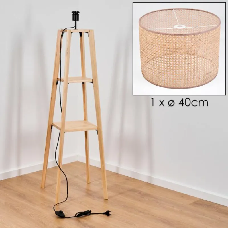 Luminaires Scandinaves-hofstein Barcos Lampadaire Écru, 1 lumière