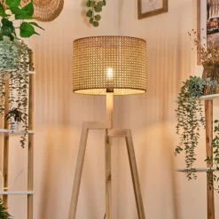 Luminaires Scandinaves-hofstein Barcos Lampadaire Écru, 1 lumière