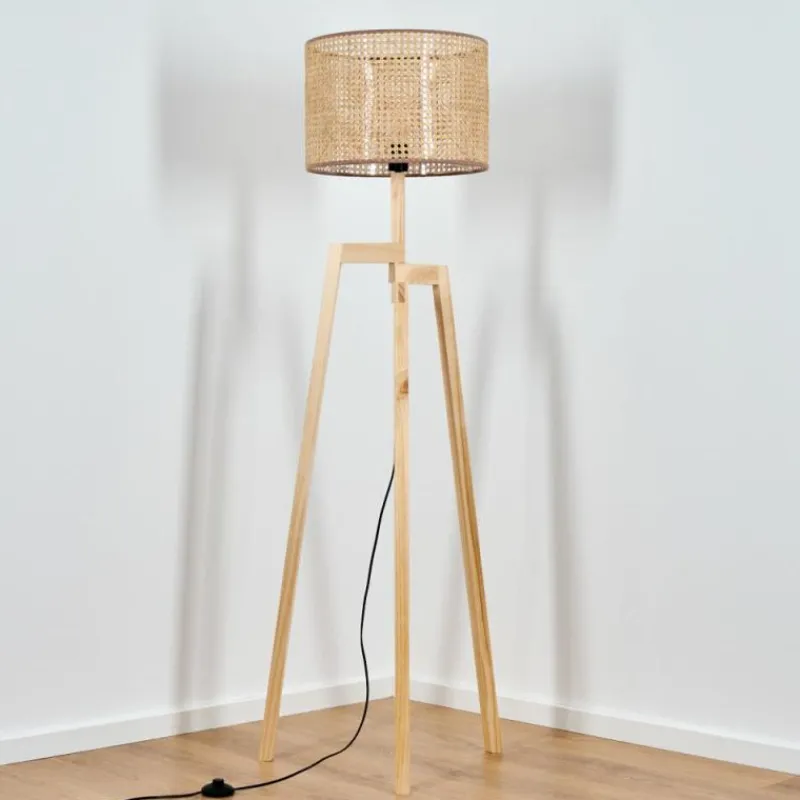 Luminaires Scandinaves-hofstein Barcos Lampadaire Écru, 1 lumière