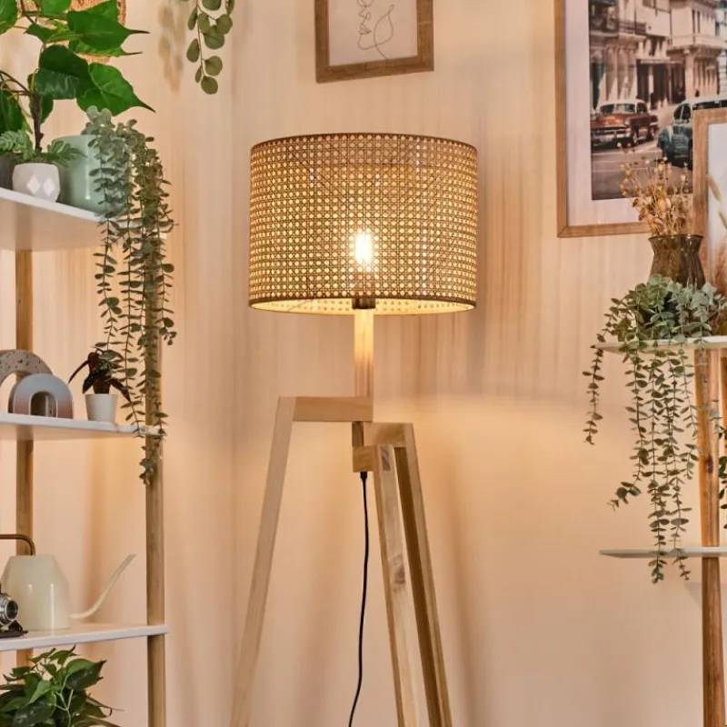Luminaires Scandinaves-hofstein Barcos Lampadaire Écru, 1 lumière