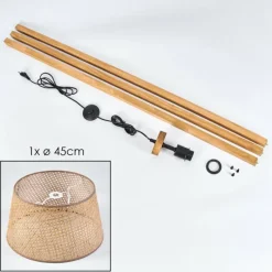 Luminaires Scandinaves-hofstein Barcos Lampadaire Écru, 1 lumière