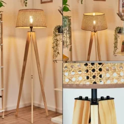 Luminaires Scandinaves-hofstein Barcos Lampadaire Écru, 1 lumière