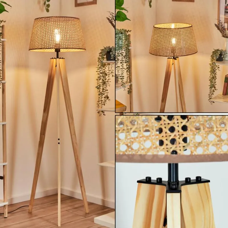 Luminaires Scandinaves-hofstein Barcos Lampadaire Écru, 1 lumière