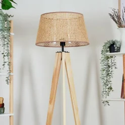 Luminaires Scandinaves-hofstein Barcos Lampadaire Écru, 1 lumière
