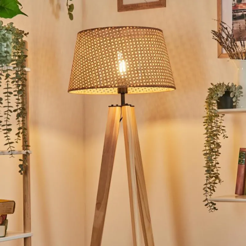 Luminaires Scandinaves-hofstein Barcos Lampadaire Écru, 1 lumière