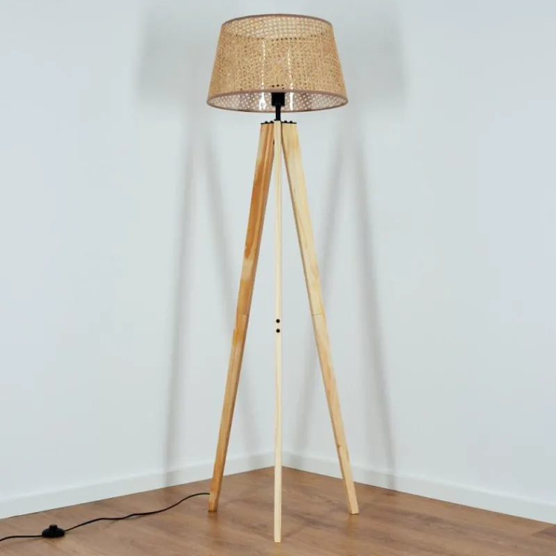 Luminaires Scandinaves-hofstein Barcos Lampadaire Écru, 1 lumière