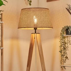 Luminaires Scandinaves-hofstein Barcos Lampadaire Écru, 1 lumière