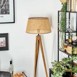 Luminaires Scandinaves-hofstein Barcos Lampadaire Écru, 1 lumière
