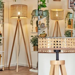 Luminaires Scandinaves-hofstein Barcos Lampadaire Écru, 1 lumière