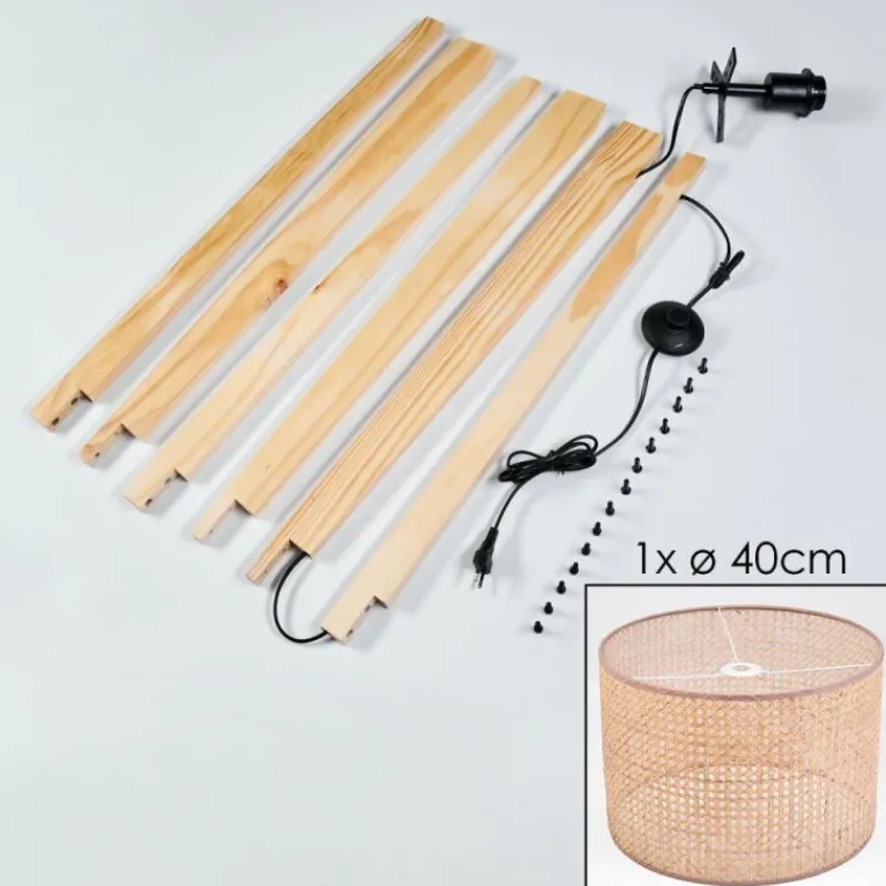 Luminaires Scandinaves-hofstein Barcos Lampadaire Écru, 1 lumière