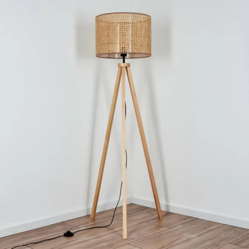 Luminaires Scandinaves-hofstein Barcos Lampadaire Écru, 1 lumière
