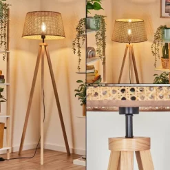 Luminaires Scandinaves-hofstein Barcos Lampadaire Écru, 1 lumière