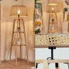 Style Boho-Chic-hofstein Barcos Lampadaire Écru, 1 lumière