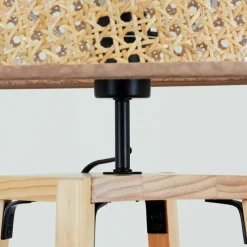 Style Boho-Chic-hofstein Barcos Lampadaire Écru, 1 lumière