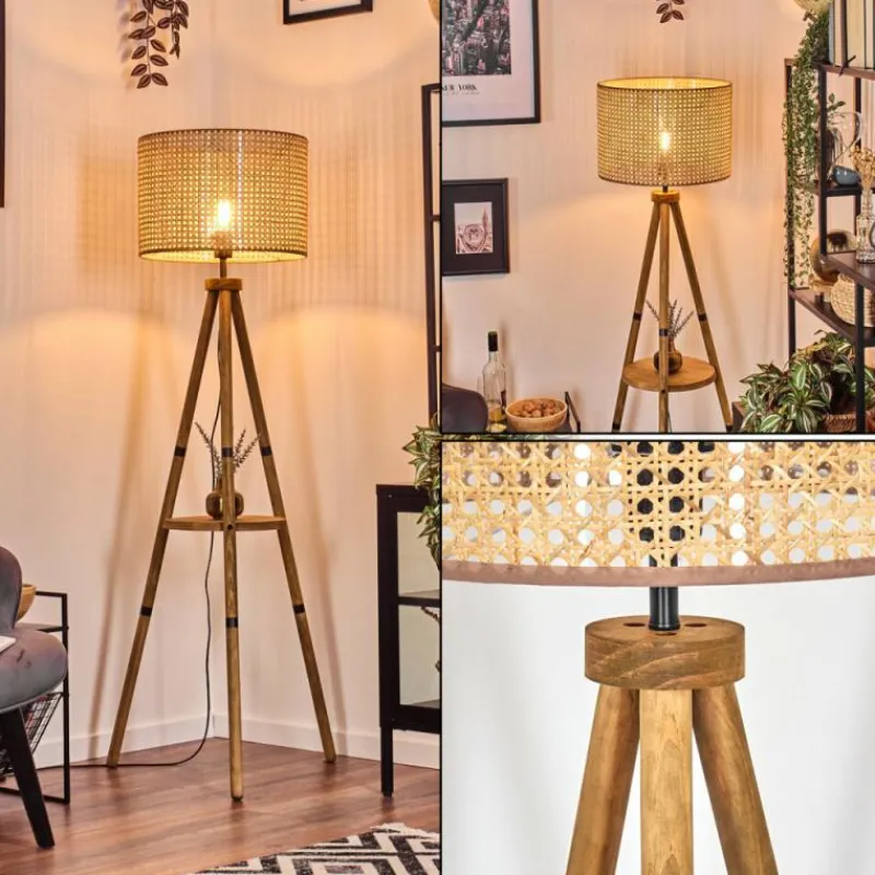 Luminaires Scandinaves-hofstein Barcos Lampadaire Écru, 1 lumière