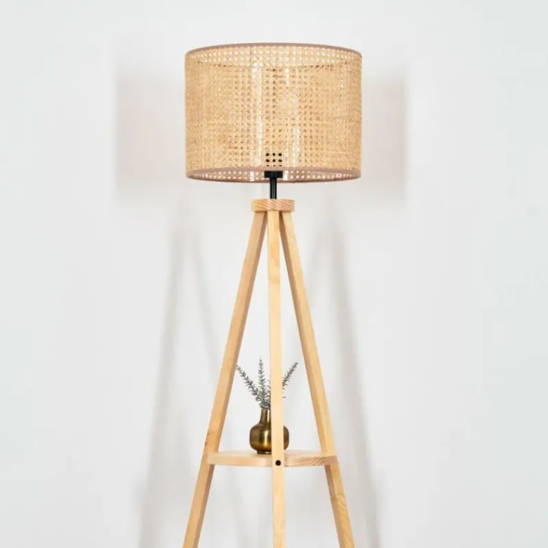 Luminaires Scandinaves-hofstein Barcos Lampadaire Écru, 1 lumière