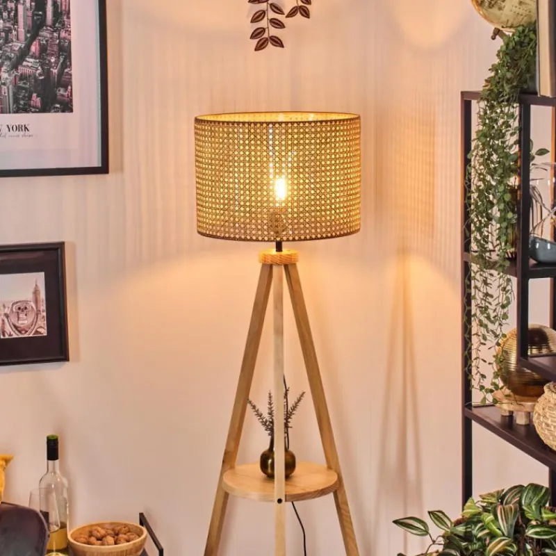 Luminaires Scandinaves-hofstein Barcos Lampadaire Écru, 1 lumière