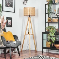 Luminaires Scandinaves-hofstein Barcos Lampadaire Écru, 1 lumière