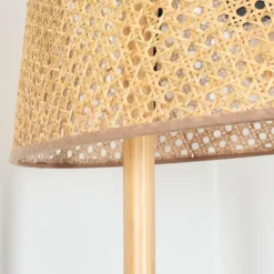 Luminaires Scandinaves-hofstein Barcos Lampadaire Écru, 1 lumière