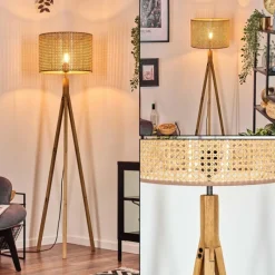 Luminaires Scandinaves-hofstein Barcos Lampadaire Écru, 1 lumière