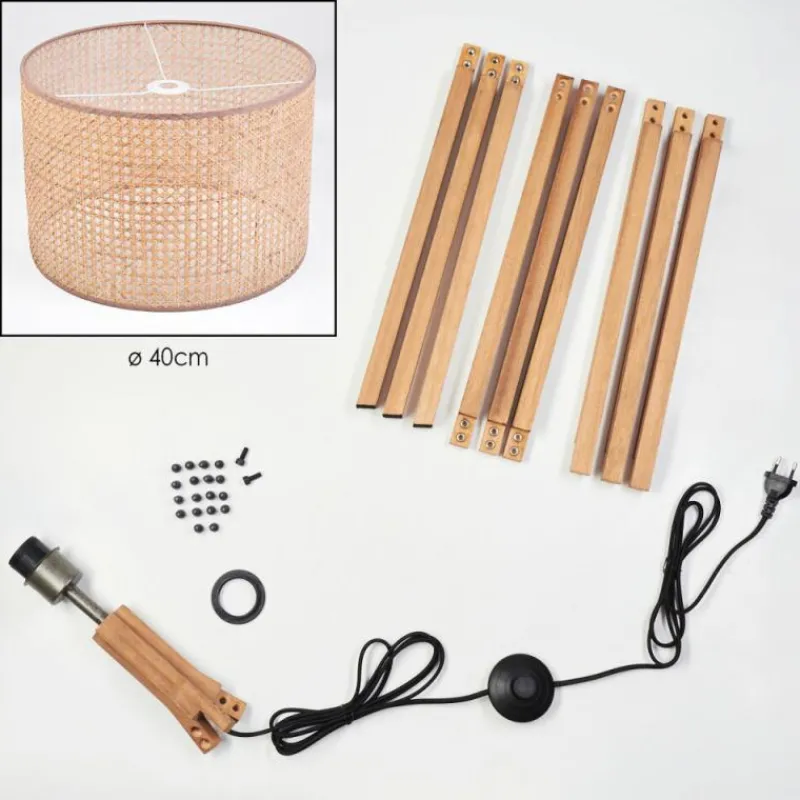 Luminaires Scandinaves-hofstein Barcos Lampadaire Écru, 1 lumière