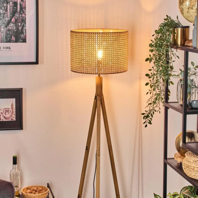 Luminaires Scandinaves-hofstein Barcos Lampadaire Écru, 1 lumière