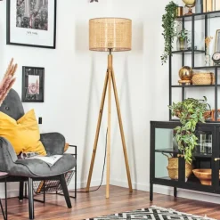 Luminaires Scandinaves-hofstein Barcos Lampadaire Écru, 1 lumière