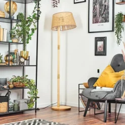 Luminaires Scandinaves-hofstein Barcos Lampadaire Écru, 1 lumière