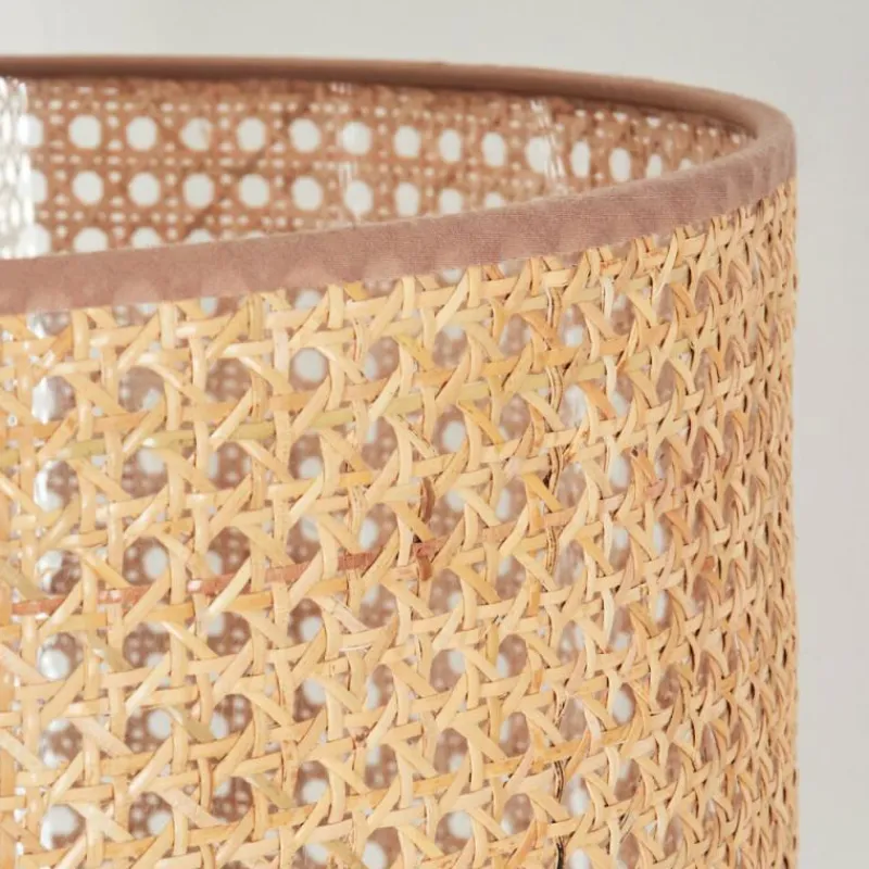 Luminaires Scandinaves-hofstein Barcos Lampadaire Écru, Noir, 1 lumière