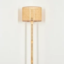 Luminaires Scandinaves-hofstein Barcos Lampadaire Écru, Noir, 1 lumière