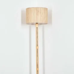 Luminaires Scandinaves-hofstein Barcos Lampadaire Écru, Noir, 1 lumière