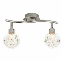 Luminaires Brilliant Barre de spots Brilliant Joya Chrome, 2 lumières