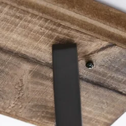 Luminaires Brilliant Barre de spots Brilliant Carmen Wood Acier inoxydable, 3 lumières* Spots Et Projecteurs