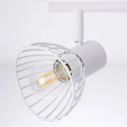 Luminaires Rustiques-Luminaires Brilliant Barre de spots Brilliant Elhi Blanc, 2 lumières