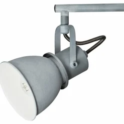Lampes Industrielles-Luminaires Brilliant Barre de spots Brilliant Bogart Gris, 2 lumières